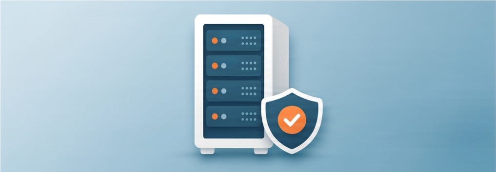 Illustration of secure server hosting